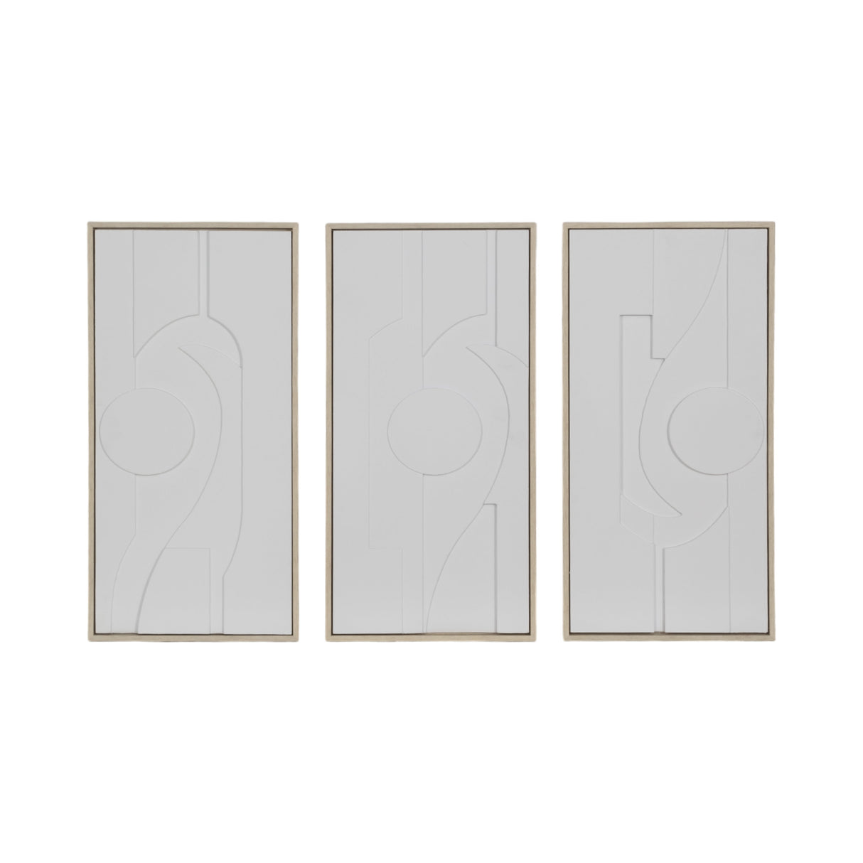 S/3 12x24 Novak Dimensional 3/a Wall Decor