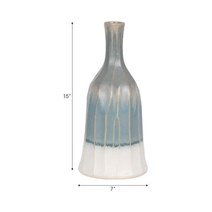 15" Estella Large Blue Bottle