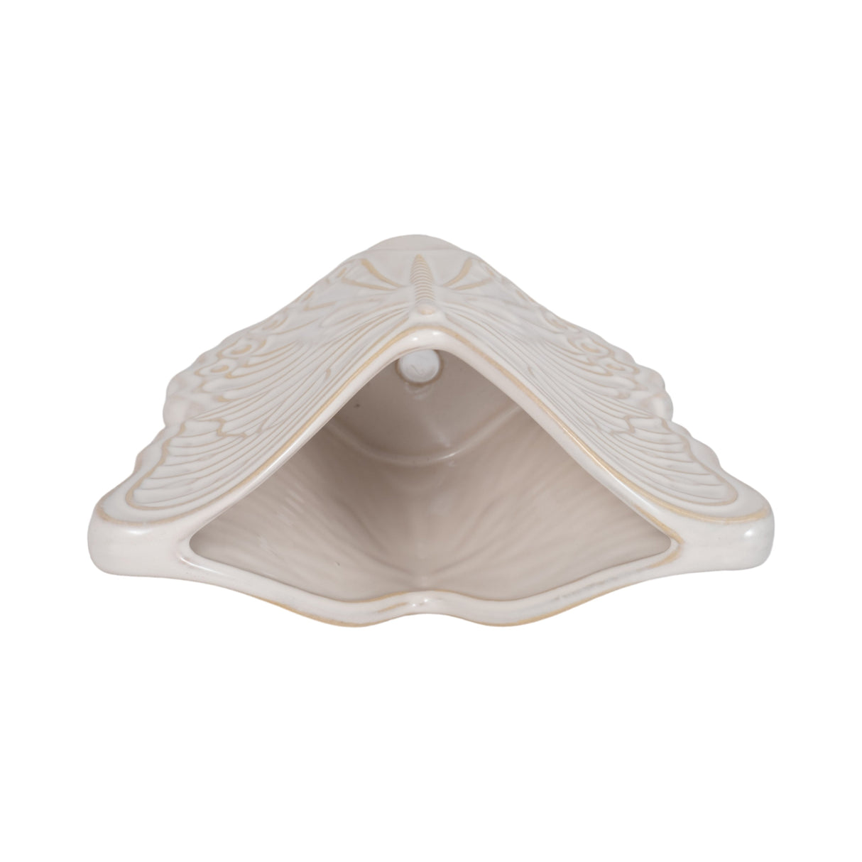 7" Butterfly Planter, Ivory