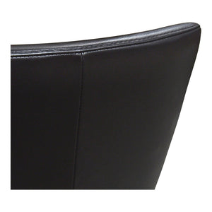 Fitch Leather Dining Chair Black-M2