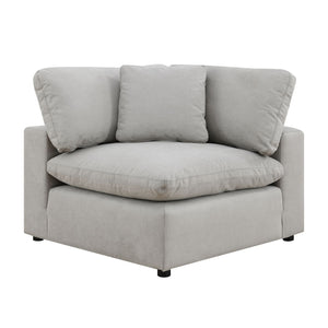 Cloud 9 Light Grey Corner With 1 Pillow