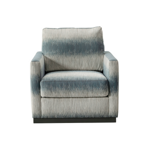 Arabella Blue Swivel Chair