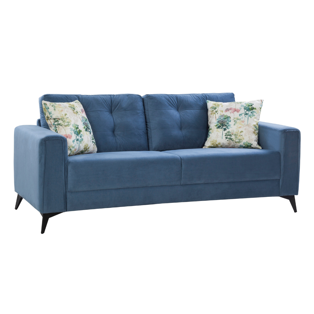 Brandon Beloved Dark Blue Sofa (197cm)