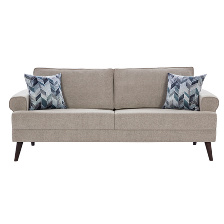 Thompson Sequin Grey Sofa Set