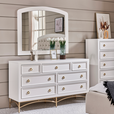 WHITE PEARL DRESSER