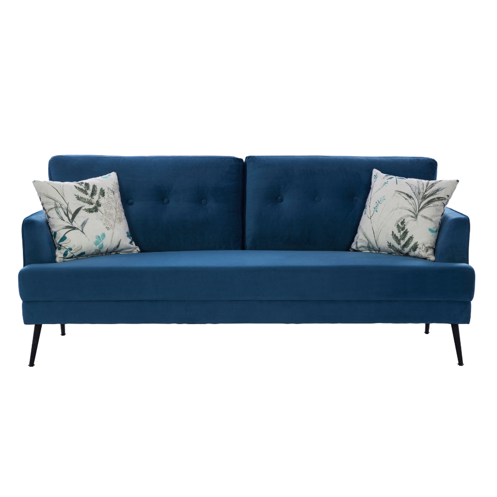 Brisbane Bold Blue Sofa (201cm)