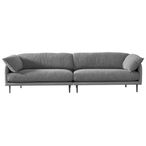 Ahad Grey Boucle Sofa Set