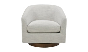 Oscy Swivel Chair Splashed White