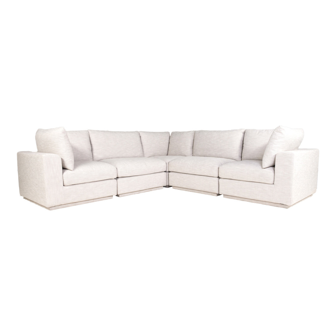 Justin Classic L Modular Sectional Taupe