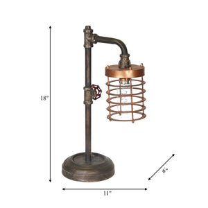 Metal, Pipe  Bo Table Lamp