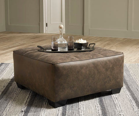 Abalone Oversized Accent Ottoman