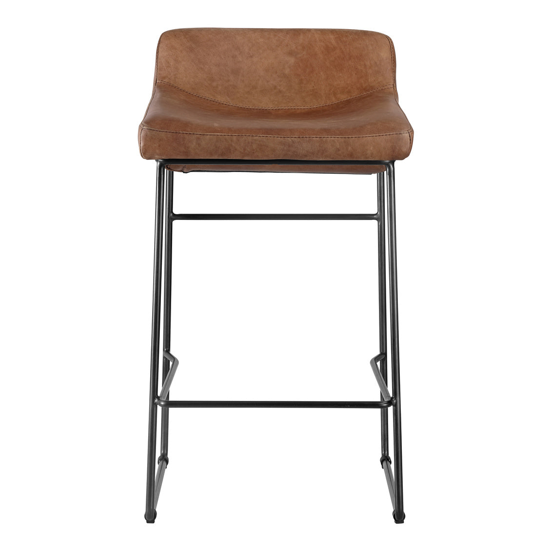 Starlet Counter Stool Open Road Brown Leather-M2