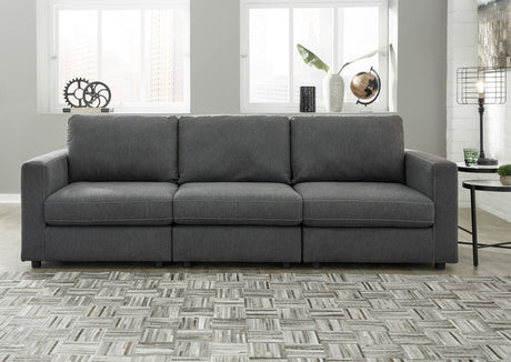 Candela Black/Gray XL Sofa