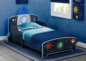 Space Adventures Wooden Toddler Bed