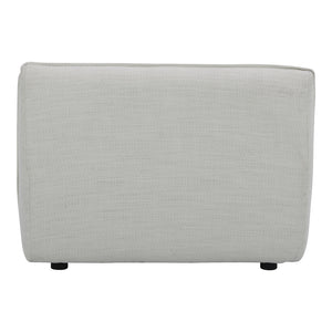 Zeppelin Slipper Chair Salt Stone White