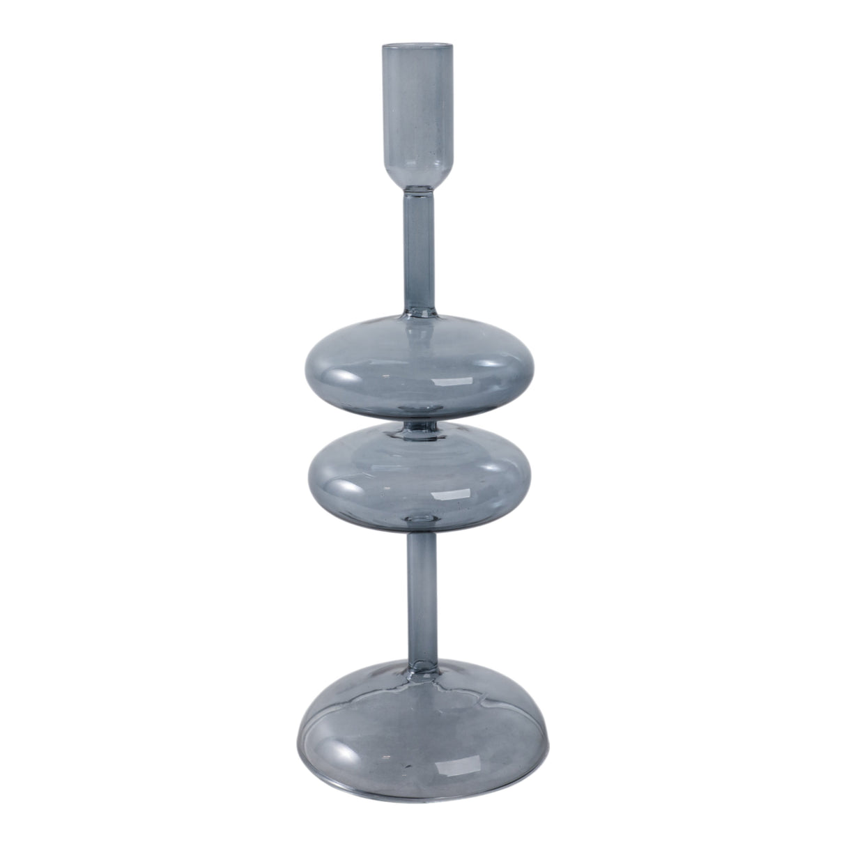 11x4" Retro Bubble Taper Holder, Blue