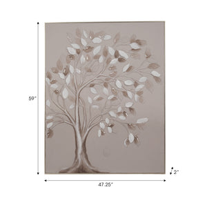 47x59 Tangra Tree Dimensional Plaster Wall Art