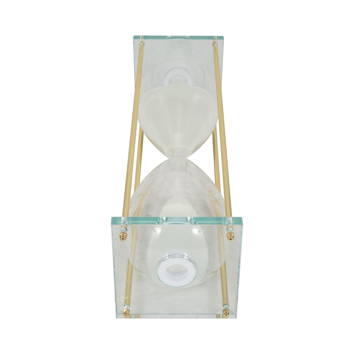 24" Reynolds Medium White & Gold Hourglass