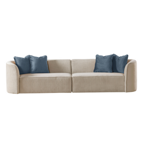 Dana Beige Mustard 4 Seater Sofa (287cm)