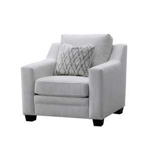 Luxe Haven Creamy Grey Sofa Set