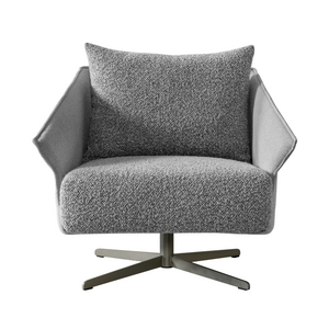 Ahad Grey Boucle Chair