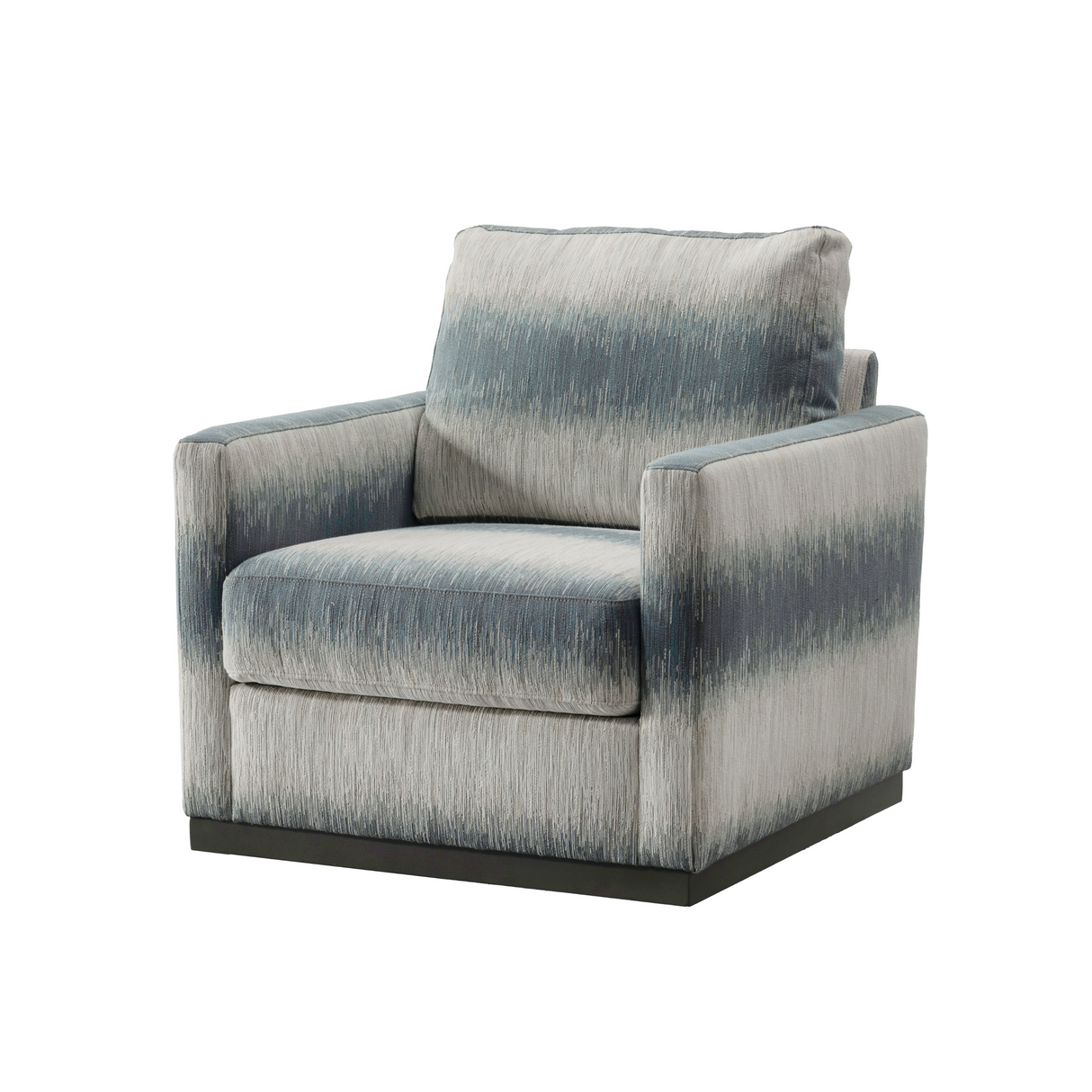 Arabella Blue Swivel Chair