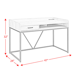 Preston Desk - Grey