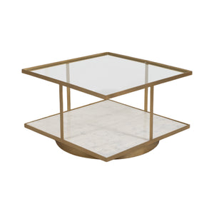 30" Rennovoir Coffee Table, Gold