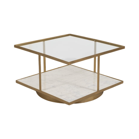 30" Rennovoir Coffee Table, Gold