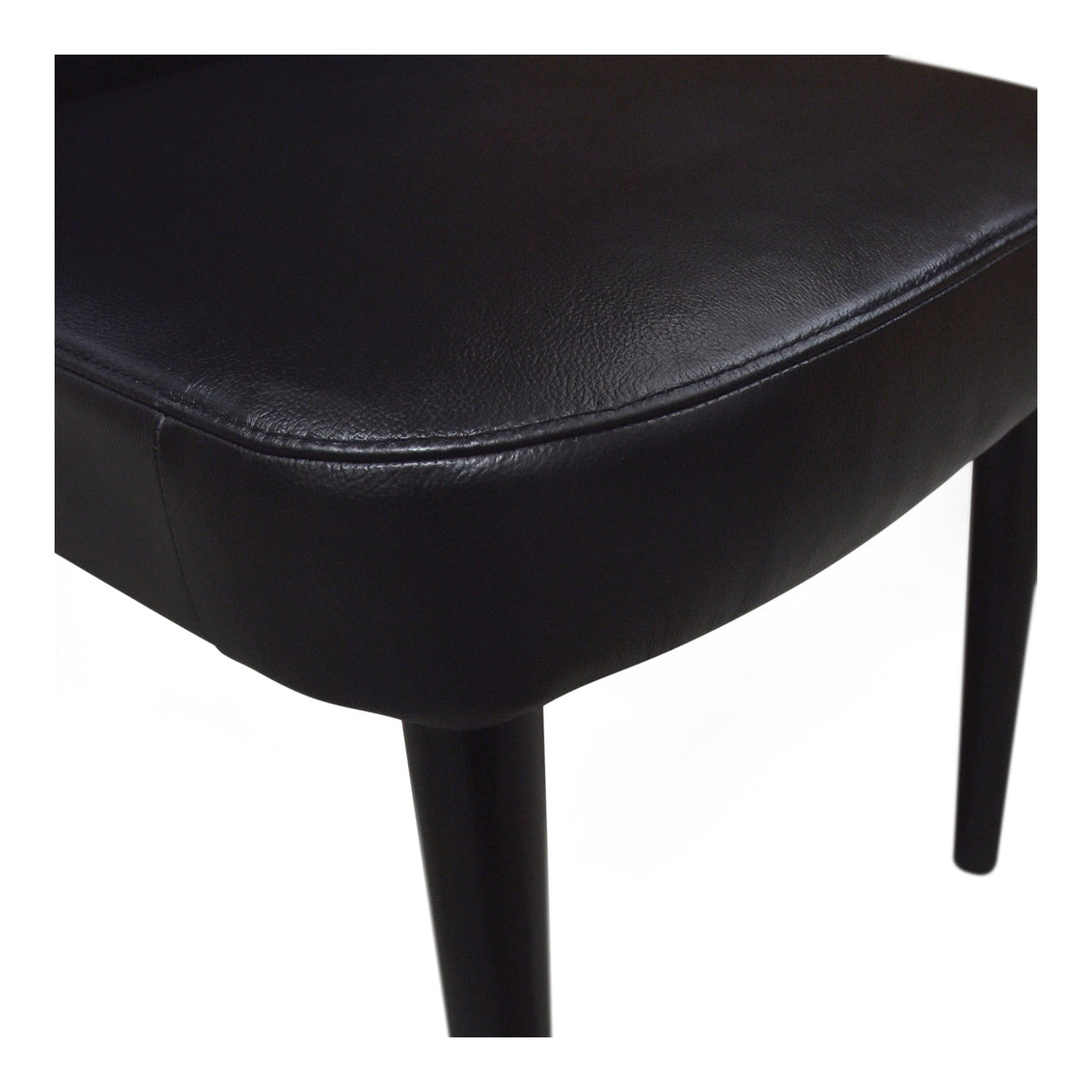 Fitch Leather Dining Chair Black-M2