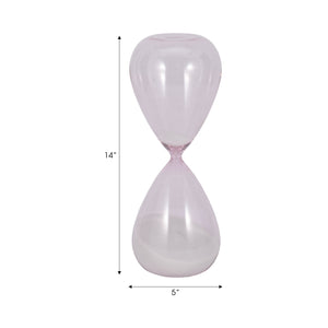 14" Hayley Large Pink Hourglass