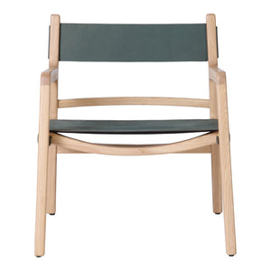 Kolding Chair Seagrass Green Leather