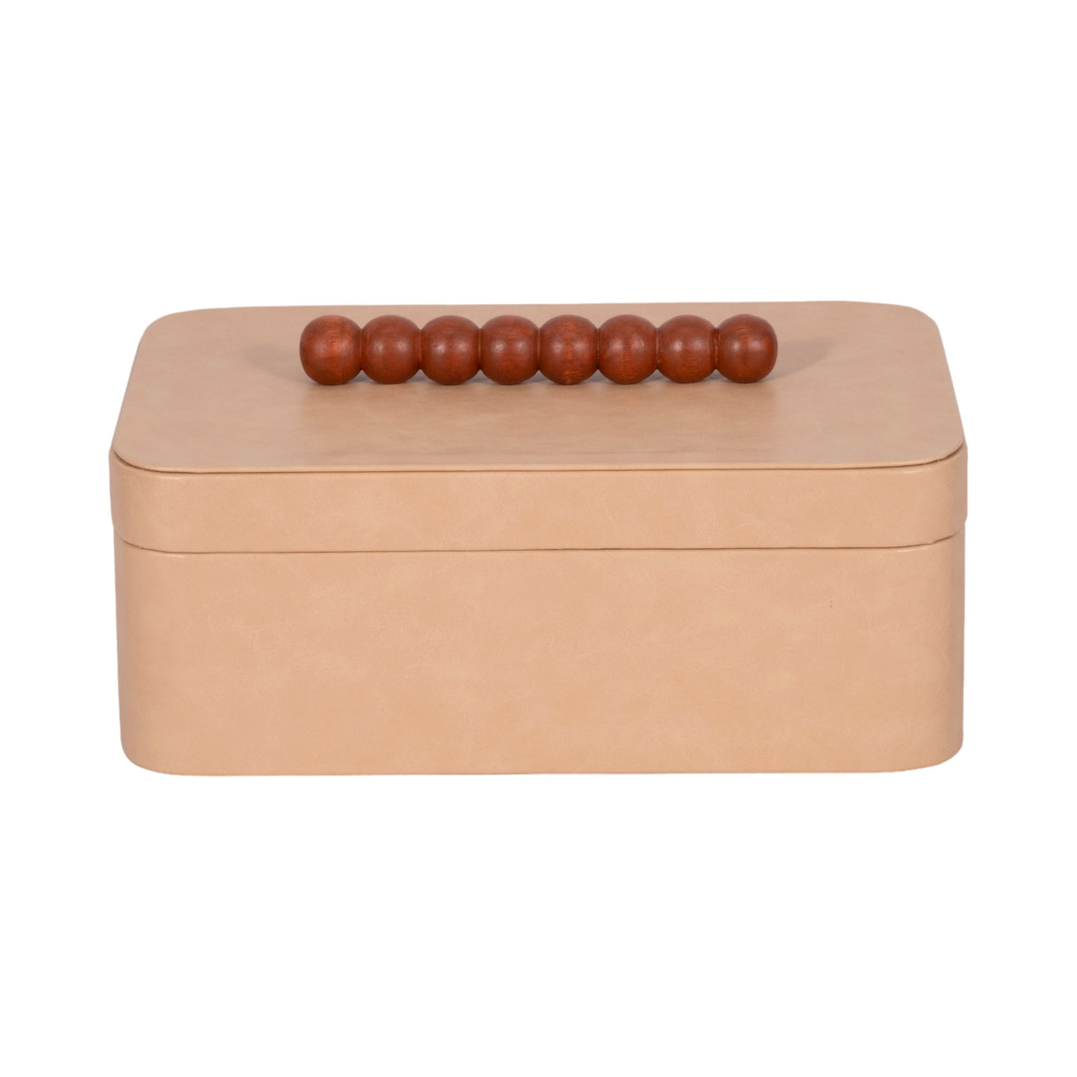11" Box Wood Beaded Handle, Ivory