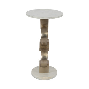 24" Dephine Gold Link Table