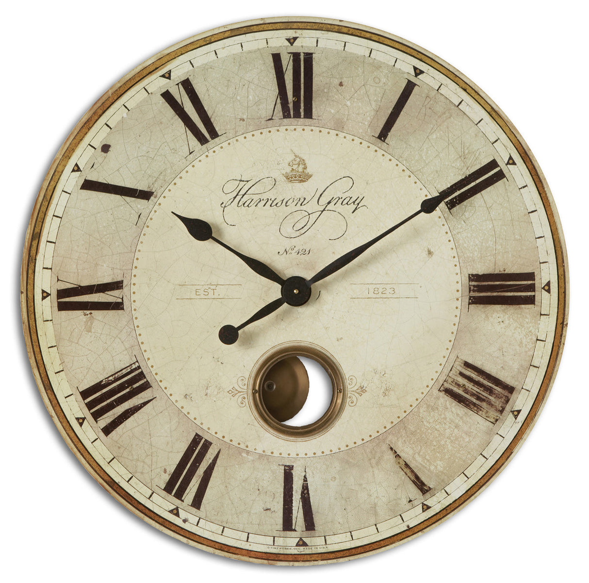 Harrison Gray 30" Wall Clock