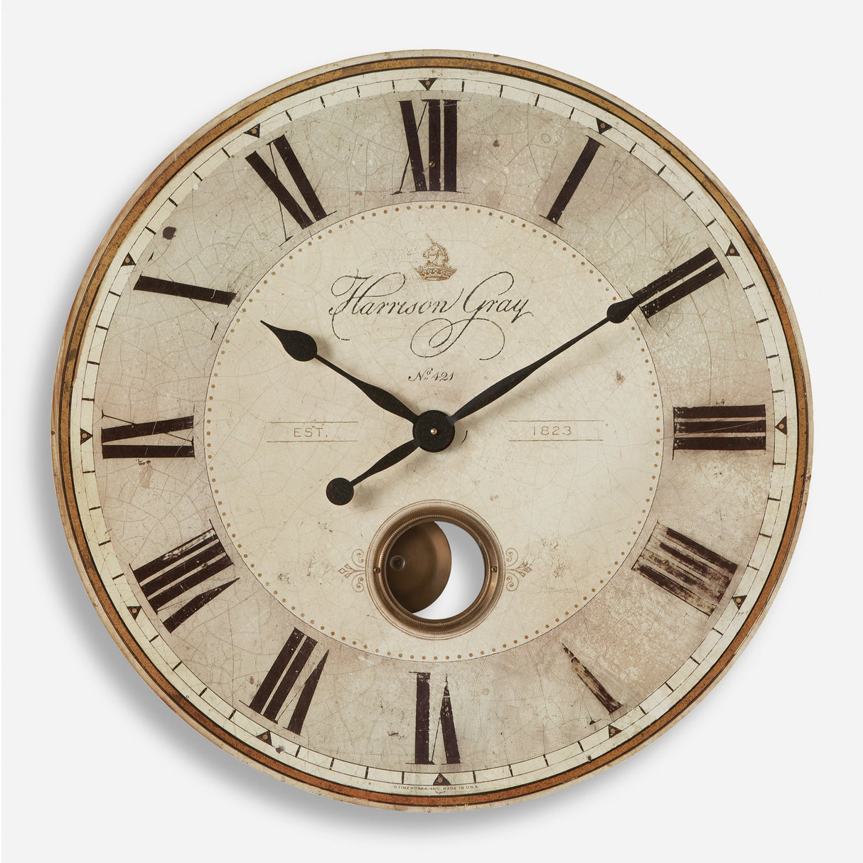 Harrison Gray 30" Wall Clock