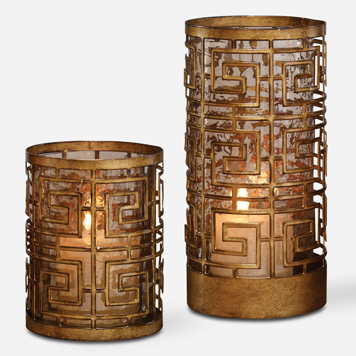 Ruhi Hurricane Candleholders, S/2