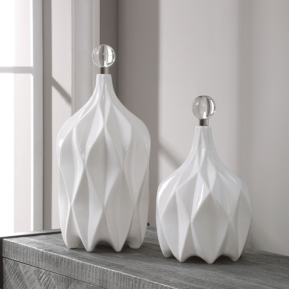 Klara White Bottles, S/2