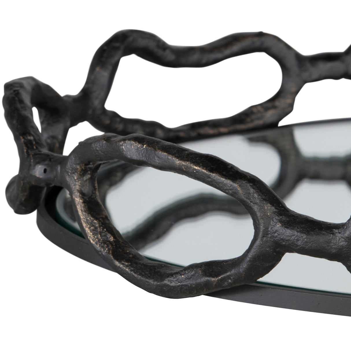 Uttermost Cable Black Chain Tray