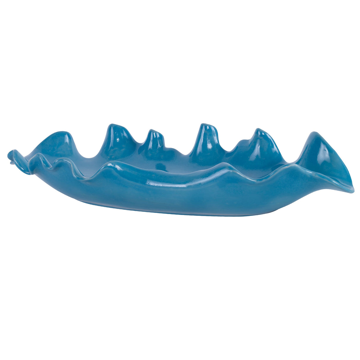 Ruffled Feathers Bowl, Blue