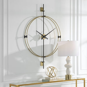 Time Flies Wall Clock