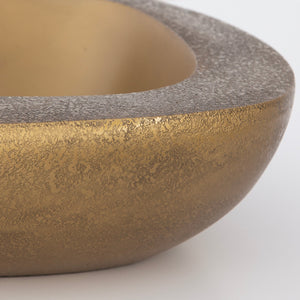 Ovate Brass Bowls, Set Of 2