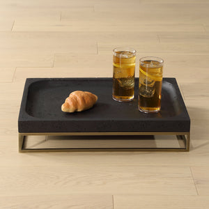 Shadowstone Cast Black Tray