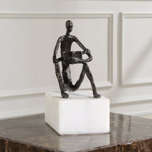 Sit Back, Relax And Read, Iron Sculpture