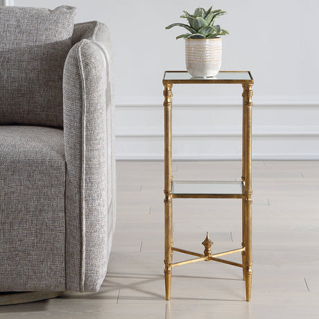 Henzler Small Square Accent Table - 25x25 cm