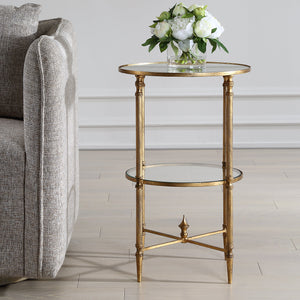 Henzler Small Oval Accent Table - 40x40 Cm