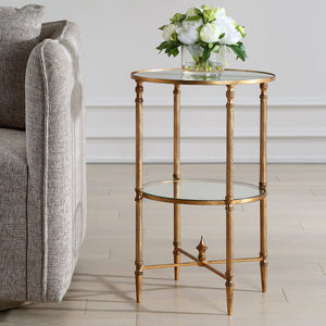 Henzler Small Oval Accent Table - 40x40 Cm