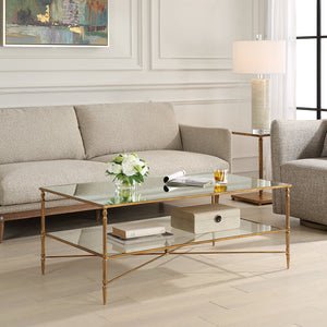 Henzler Small Rectangular Coffee Table - 48 x121 CM