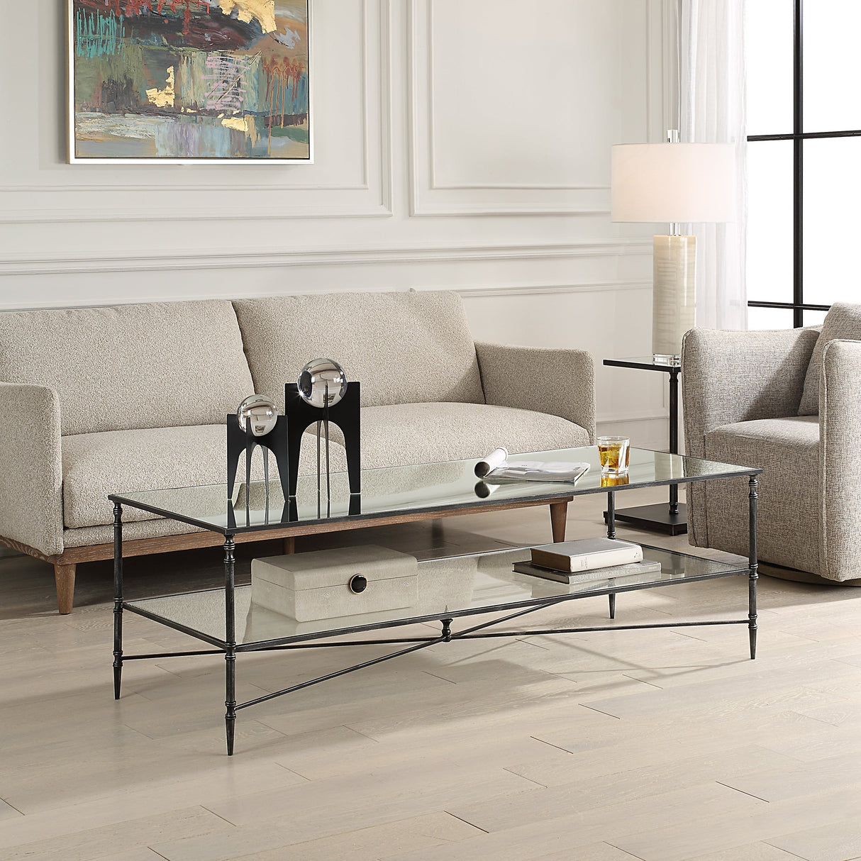 Henzler Medium Rectangular Coffee Table - 60x152 CM