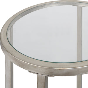 Silver Rhea Accent Table